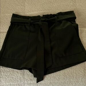 Zara Green Women's Shorts